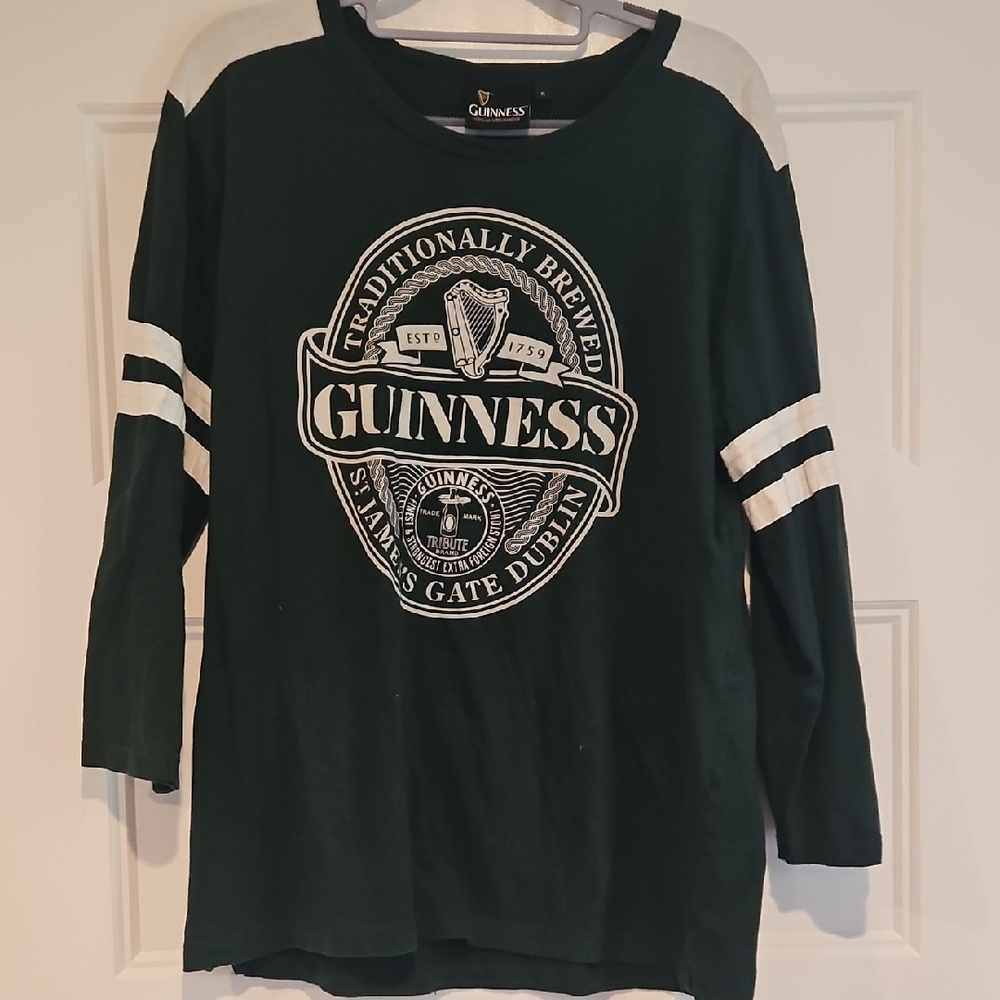 Guinness Green and White Logo Shirt